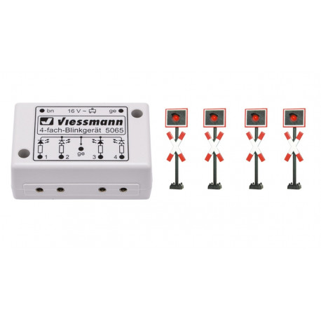 2 Croix de St-André lumineuses / St. Andrew`s cross with blinking electronics N