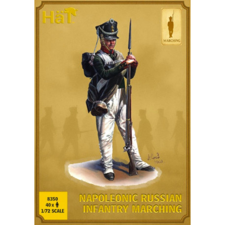 Russian Infantry Marching, Napoleonic Wars 1/72