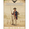 Set 40 Figurines American Infantry Command American War of Independence 28mm