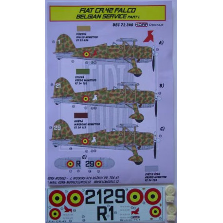 CR.42 Falco Belgian service part 1/72