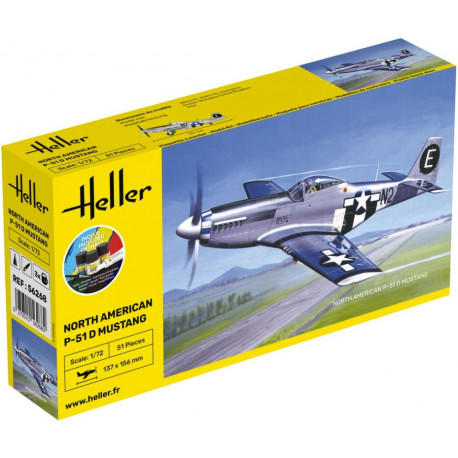Starter kit North American P-51D Mustang 1/72