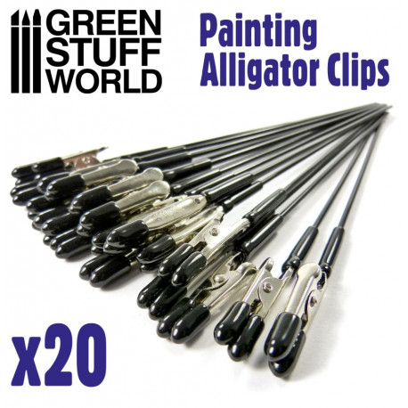 20 Painting Alligator Clips