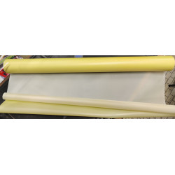 Entoilage blanc/jaune  à peindre largeur 0.735 m 96GR/M² /prix au m²
