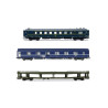 Voitures auto-couchettes + Wagon transport voitures SNCB H0