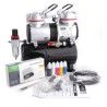 Airbrush Complete Starter Set (compressor, airbrush & accessories)