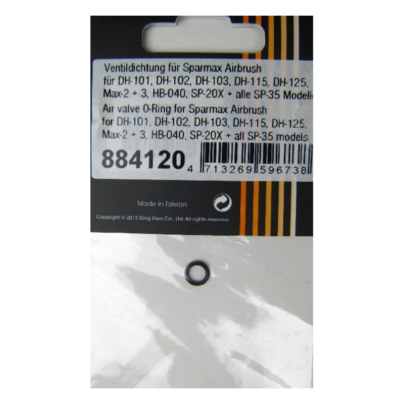 Air valve O-Ring for Sparmax Airbrush
