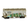 Weathered wagon Norfolk  & Western N