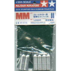 Obus Aluminium 38cm pour Sturmtiger 1/35