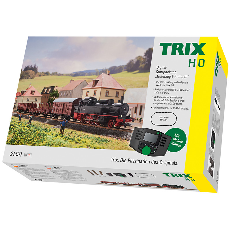 Starter Set Freight Train Class 74 DR, DCC MFX H0