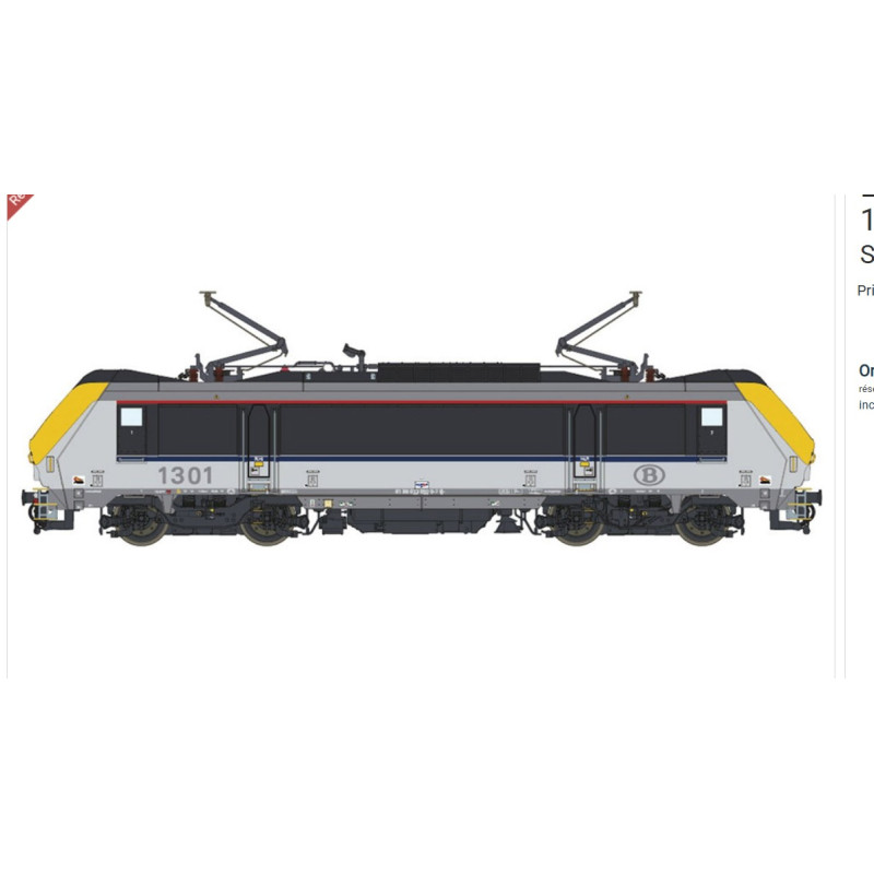 Electric locomotive 1301 Merelbeke V SNCB H0
