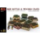 Beer bottles & wooden crates 1/35