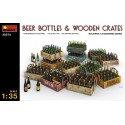 Beer bottles & wooden crates 1/35