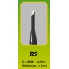 Ciseau Rond / Round Chisel R2,  Ø 2 mm