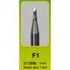 Ciseau Plat / Flat Chisel F1, Ø 1 mm