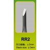 Ciseau Rond / Round Chisel RR2,  Ø 3 mm