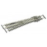 Aiguillage gauche petit rayon / Small radius left hand turnout, 123mm, Code 55 Electrofrog N