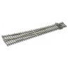 Aiguillage droit grand rayon / Large Radius Right Hand Turnout, Code 75 Electrofrog H0