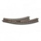 Aiguillage enroulé gauche / Curved turnout left hand R3/4